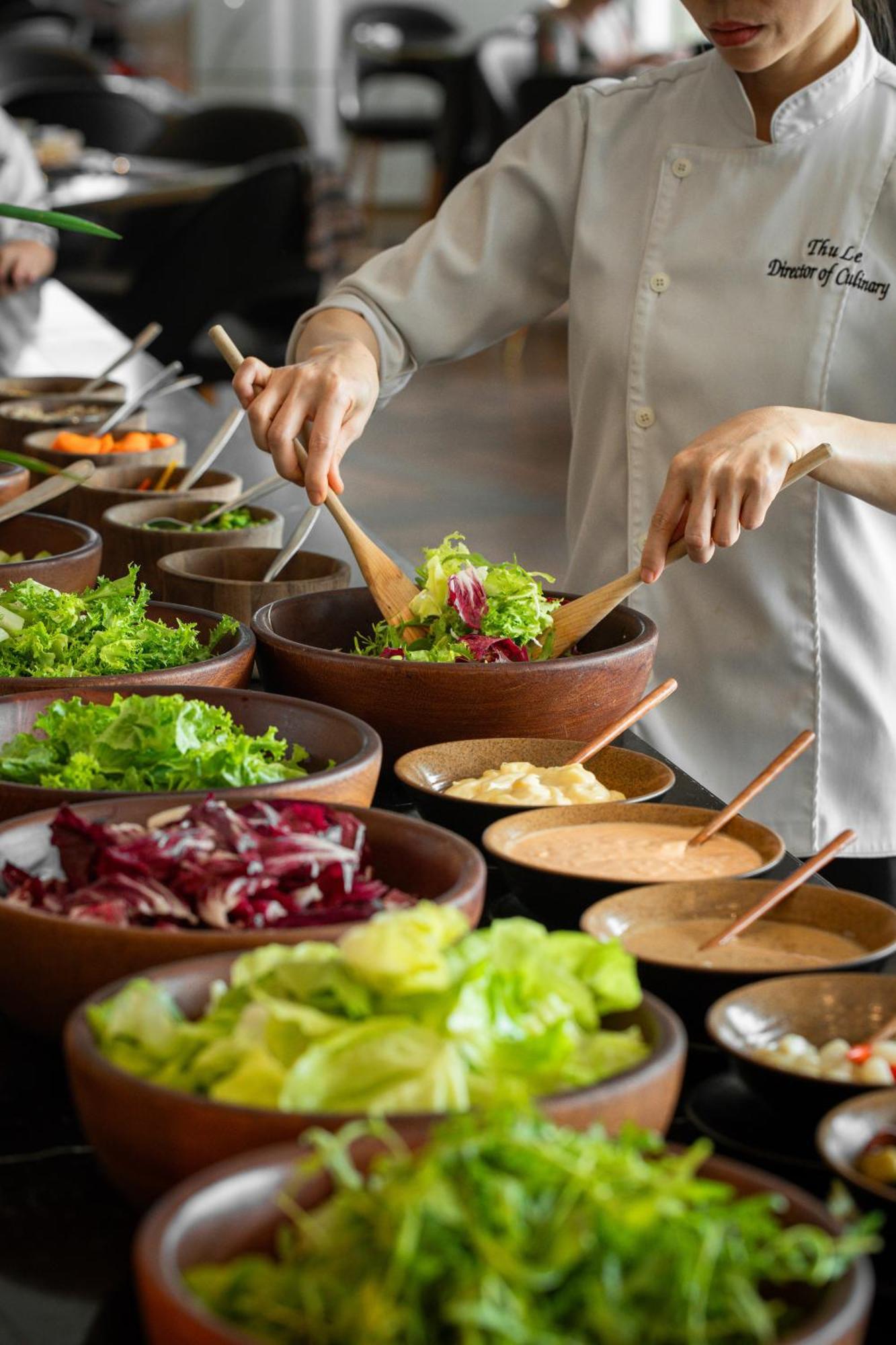 מלון Melia Vinpearl הואה מראה חיצוני תמונה Salad bar